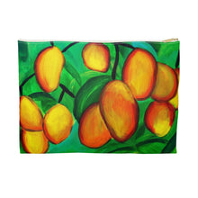 Load image into Gallery viewer, Mango Accessory Pouch Large White zipper