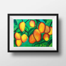 Load image into Gallery viewer, Mango Art Print 
