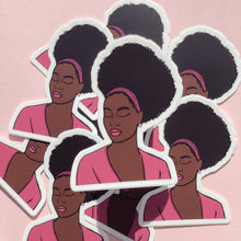 Load image into Gallery viewer, Natural Hair Black Woman Stickers