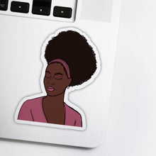 Load image into Gallery viewer, Natural Hair Black Woman Stickers