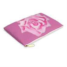 Load image into Gallery viewer, Pink Rose Accessory Pouch