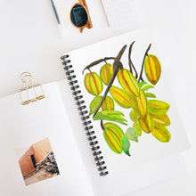 Load image into Gallery viewer, Star Fruit Spiral Notebook - Ruled Line