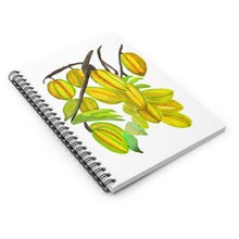 Load image into Gallery viewer, Star Fruit Spiral Notebook - Ruled Line