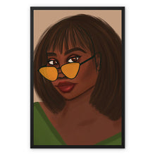 Load image into Gallery viewer, Taylor Framed Canvas 20"x30" Black Frame Image Wrap