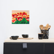 Load image into Gallery viewer, Warm Tulips Art Print 11″×14″