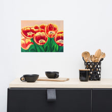 Load image into Gallery viewer, Warm Tulips Art Print 12″×16″