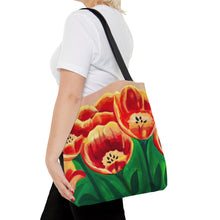 Load image into Gallery viewer, Warm Tulips Tote Bag