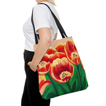 Load image into Gallery viewer, Warm Tulips Tote Bag