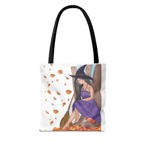 Autumn Witch Tote Bag 