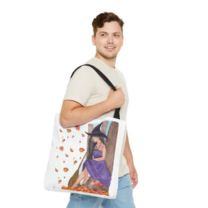 Autumn Witch Tote Bag 