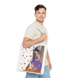 Autumn Witch Tote Bag 