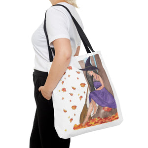 Autumn Witch Tote Bag 