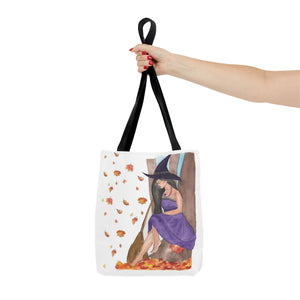 Autumn Witch Tote Bag 