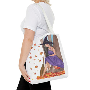 Autumn Witch Tote Bag 