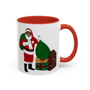 Black Santa Coffee Mug (11, 15oz) 