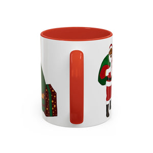 Black Santa Coffee Mug (11, 15oz) 