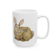 Load image into Gallery viewer, Bunny Rabbit Ceramic Mug, (11oz, 15oz) 
