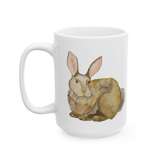 Bunny Rabbit Ceramic Mug, (11oz, 15oz) 15oz 