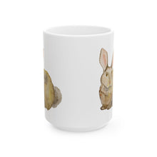 Load image into Gallery viewer, Bunny Rabbit Ceramic Mug, (11oz, 15oz) 
