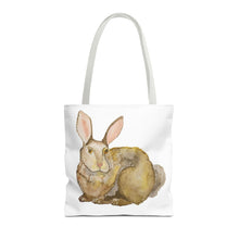 Load image into Gallery viewer, Bunny Rabbit Tote Bag 16&quot; × 16&#39;&#39; White 
