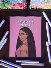 Load image into Gallery viewer, Colors &amp; Curls Vol 1 Artist Edition Coloring Book 
