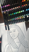 Load image into Gallery viewer, Colors &amp; Curls Vol 1 Artist Edition Coloring Book 
