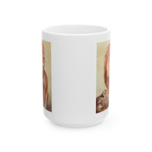 Load image into Gallery viewer, Lion Ceramic Mug, (11oz, 15oz) 
