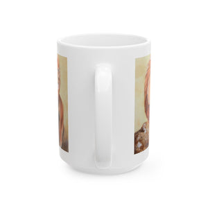 Lion Ceramic Mug, (11oz, 15oz) 