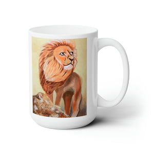 Lion Ceramic Mug 15oz 