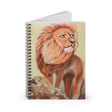 Load image into Gallery viewer, Lion Spiral Notebook - Ruled Line 
