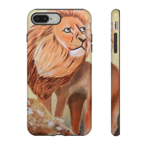 Lion Tough Phone Case iPhone 8 Plus Glossy 