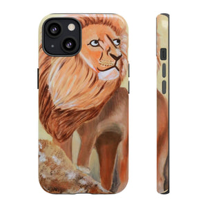 Lion Tough Phone Case iPhone 13 Glossy 