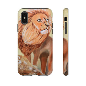 Lion Tough Phone Case iPhone X Glossy 