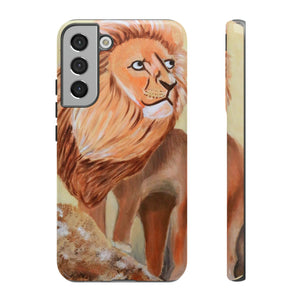 Lion Tough Phone Case Samsung Galaxy S22 Plus Glossy 