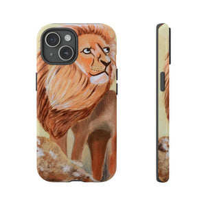 Lion Tough Phone Case iPhone 15 Glossy 