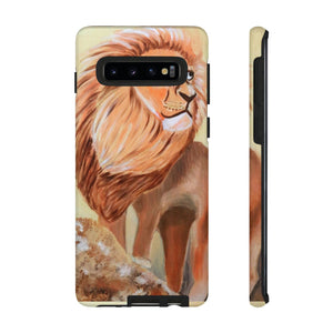 Lion Tough Phone Case Samsung Galaxy S10 Glossy 