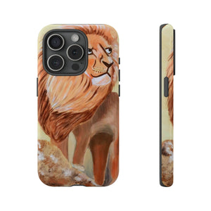 Lion Tough Phone Case iPhone 15 Pro Glossy 