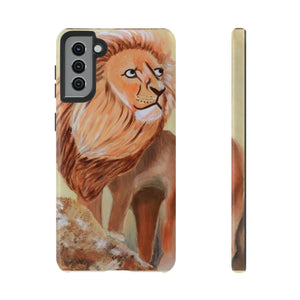 Lion Tough Phone Case Samsung Galaxy S21 Plus Glossy 