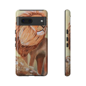 Lion Tough Phone Case Google Pixel 7 Glossy 