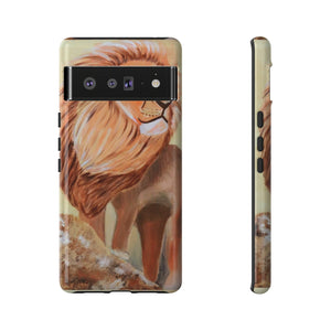 Lion Tough Phone Case Google Pixel 6 Pro Glossy 