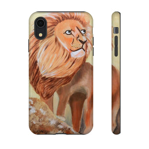 Lion Tough Phone Case iPhone XR Glossy 