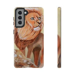 Lion Tough Phone Case Samsung Galaxy S21 Glossy 