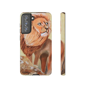 Lion Tough Phone Case Samsung Galaxy S21 FE Glossy 