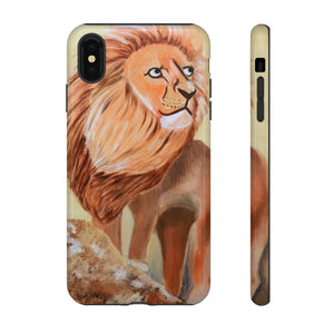 Lion Tough Phone Case iPhone XS MAX Glossy 