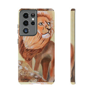 Lion Tough Phone Case Samsung Galaxy S21 Ultra Matte 