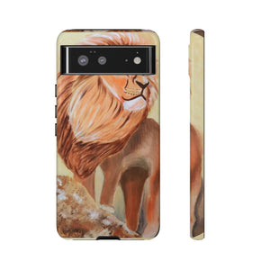 Lion Tough Phone Case Google Pixel 6 Glossy 