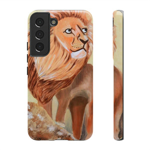 Lion Tough Phone Case Samsung Galaxy S22 Glossy 