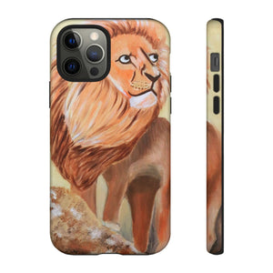 Lion Tough Phone Case iPhone 12 Pro Glossy 