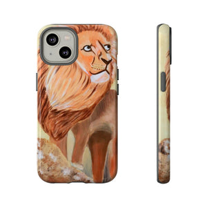 Lion Tough Phone Case iPhone 14 Glossy 