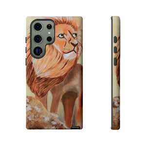 Lion Tough Phone Case Samsung Galaxy S23 Ultra Matte 